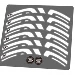 Mountain Bicycle Wheels MTB Rim Decal Stickers for ENVE DH